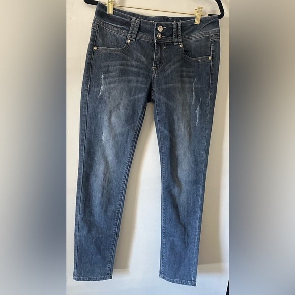 Cest Toi Denim - Denim Blue Women's Skinny Jeans size 7 juniors
